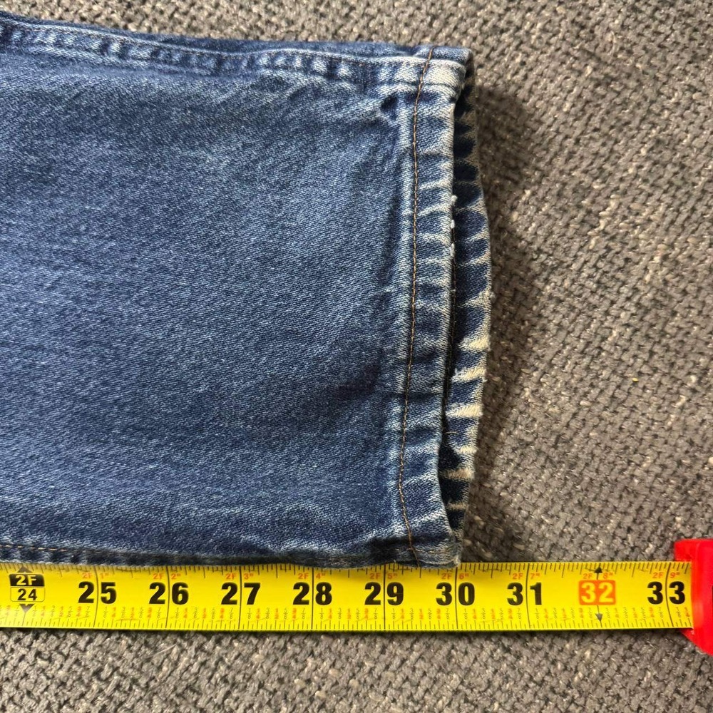 Wrangler Cowboy Cut Jeans Mens 33x30 Blue Medium Wash Straight Leg Vintage 90s - Picture 16 of 16